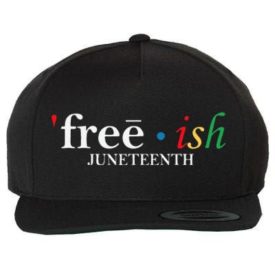 JUNETEENTH Freeish Since 1865 Melanin Ancestor Black History Wool Snapback Cap