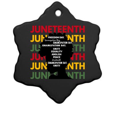 Junenth Freeish Since 1865 Every Chain Freedom Ancestors Cool Gift Ceramic Star Ornament