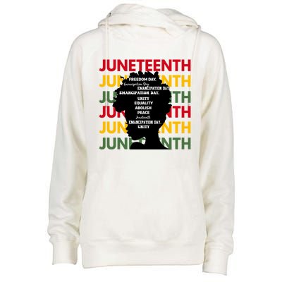 Junenth Freeish Since 1865 Every Chain Freedom Ancestors Cool Gift Womens Funnel Neck Pullover Hood