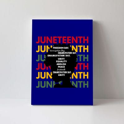 Junenth Freeish Since 1865 Every Chain Freedom Ancestors Cool Gift Canvas