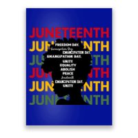 Junenth Freeish Since 1865 Every Chain Freedom Ancestors Cool Gift Poster