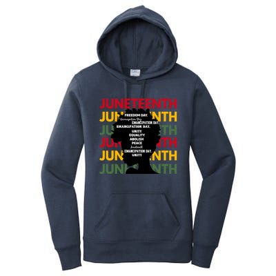 Junenth Freeish Since 1865 Every Chain Freedom Ancestors Cool Gift Women's Pullover Hoodie