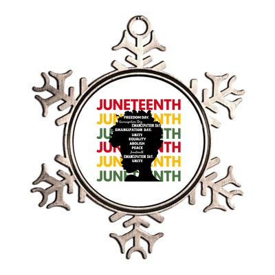 Junenth Freeish Since 1865 Every Chain Freedom Ancestors Cool Gift Metallic Star Ornament