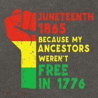 JUNETEENTH Freeish Since 1865 Melanin Ancestor Black History Cotton Canvas Backpack