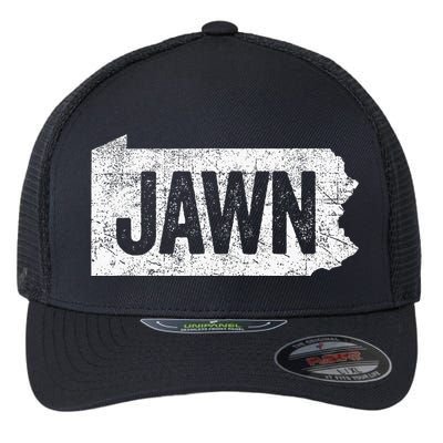 Jawn Funny Slang Philadelphia Vintage Flexfit Unipanel Trucker Cap