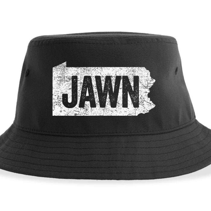 Jawn Funny Slang Philadelphia Vintage Sustainable Bucket Hat