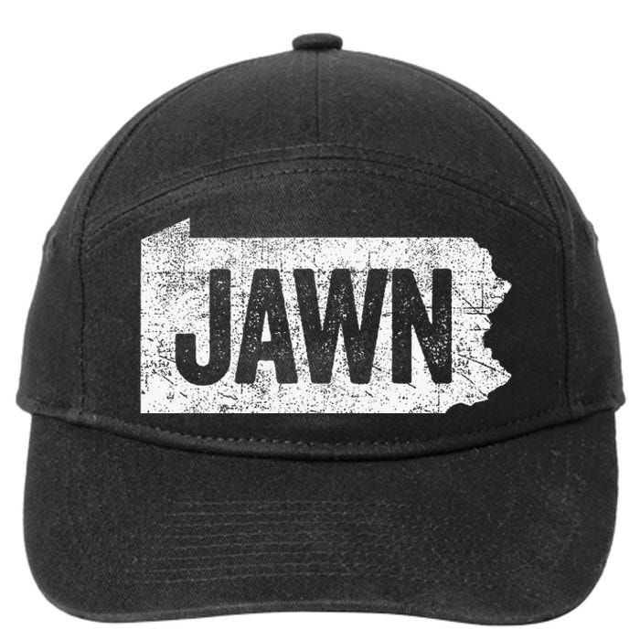 Jawn Funny Slang Philadelphia Vintage 7-Panel Snapback Hat