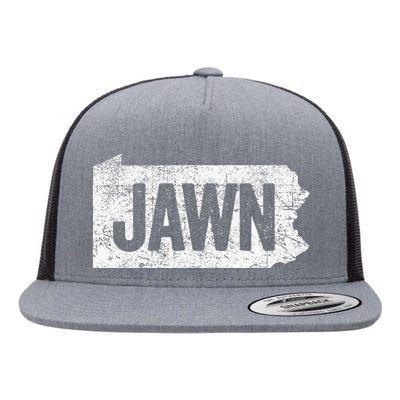 Jawn Funny Slang Philadelphia Vintage Flat Bill Trucker Hat