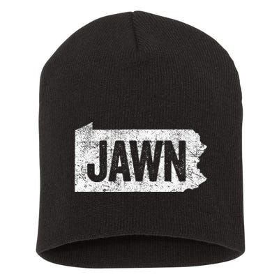 Jawn Funny Slang Philadelphia Vintage Short Acrylic Beanie