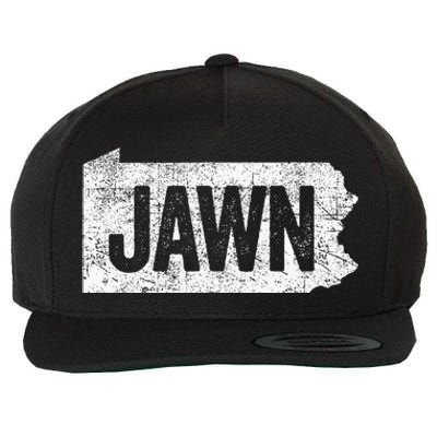 Jawn Funny Slang Philadelphia Vintage Wool Snapback Cap