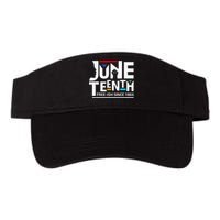 Juneteenth Freeish Since 1865 Melanin Ancestor Black Valucap Bio-Washed Visor