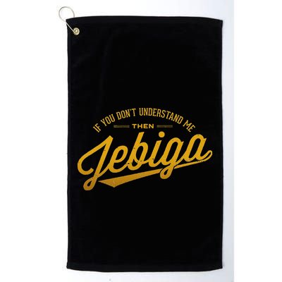 Jebiga Funny Serbian Bosnian Croatian Balkan Pride Slang Golf Towel
