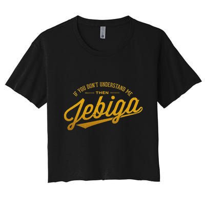 Jebiga Funny Serbian Bosnian Croatian Balkan Pride Slang Crop Top