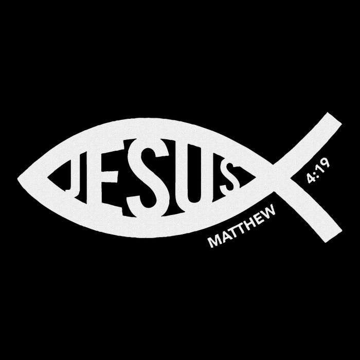 Jesus Fish Symbol Christian Sustainable Bucket Hat