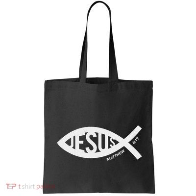 Jesus Fish Symbol Christian Bag