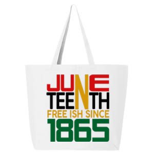 Juneteenth Freeish Since 1865 Gift African Pride 25L Jumbo Tote