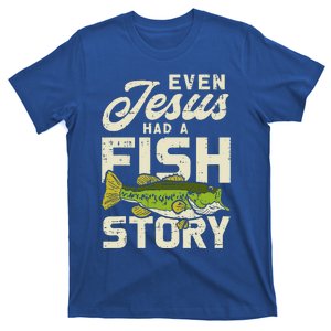 Jesus Fish Story Fisherman God Christ Fishing Christian Gift T-Shirt