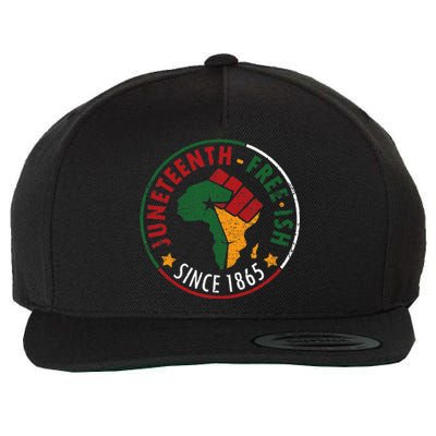 juneteenth freeish since 1865 Wool Snapback Cap