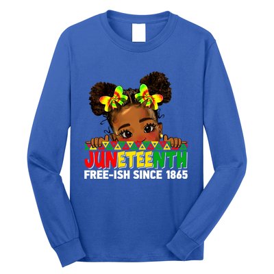 Juneteenth Freeish Since 1865 Black Freedom Day Gift Long Sleeve Shirt