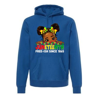 Juneteenth Freeish Since 1865 Black Freedom Day Gift Premium Hoodie