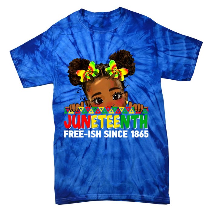 Juneteenth Freeish Since 1865 Black Freedom Day Gift Tie-Dye T-Shirt