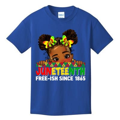 Juneteenth Freeish Since 1865 Black Freedom Day Gift Kids T-Shirt