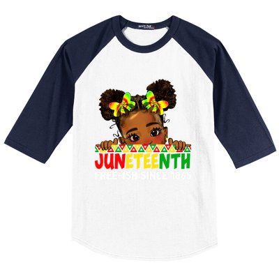 Juneteenth Freeish Since 1865 Black Freedom Day Gift Baseball Sleeve Shirt