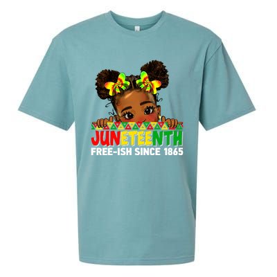 Juneteenth Freeish Since 1865 Black Freedom Day Gift Sueded Cloud Jersey T-Shirt