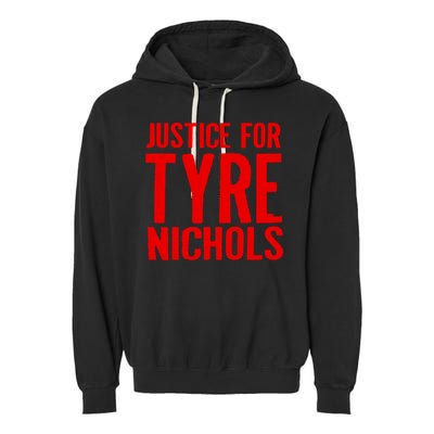 Justice For Tyre Nichols Tribute Garment-Dyed Fleece Hoodie