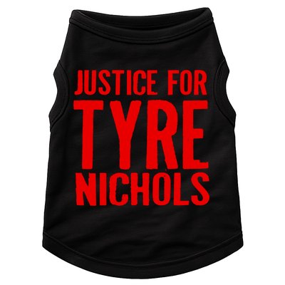 Justice For Tyre Nichols Tribute Doggie Tank