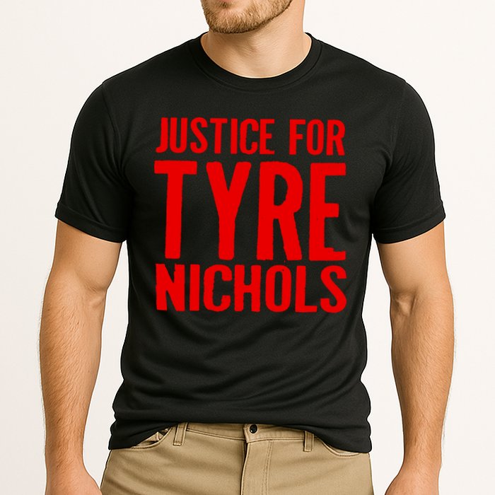 Justice For Tyre Nichols Tribute Cooling Performance Crew T-Shirt