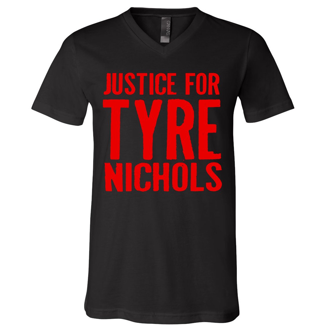 Justice For Tyre Nichols Tribute V-Neck T-Shirt