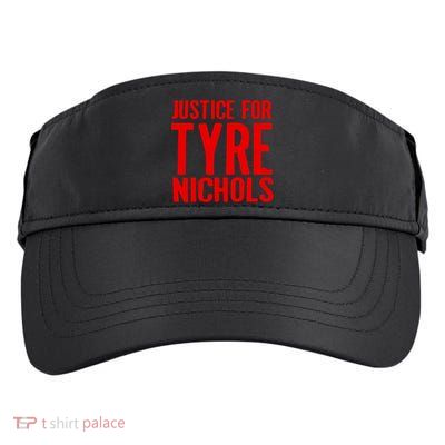 Justice For Tyre Nichols Tribute Adult Drive Performance Visor
