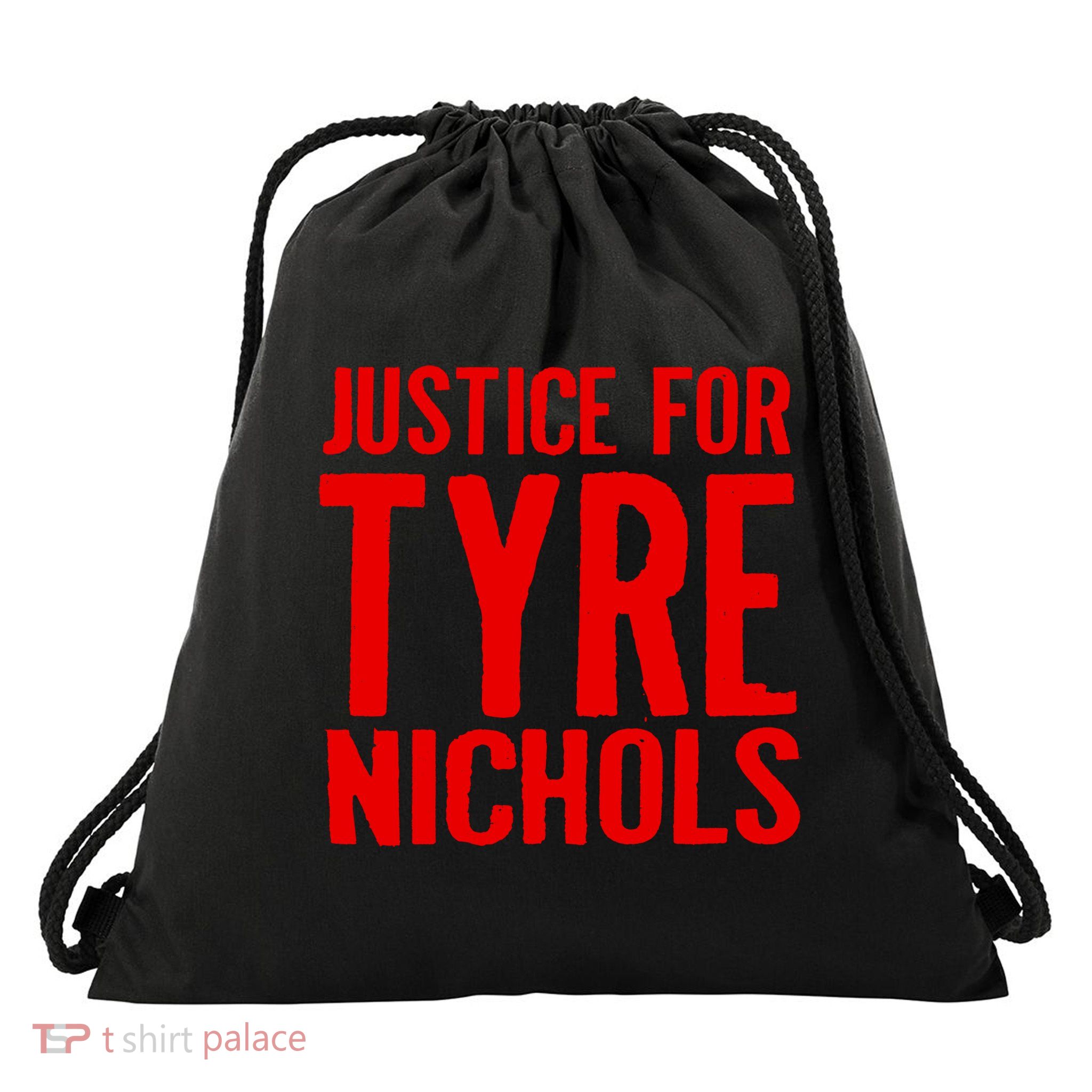 Justice For Tyre Nichols Tribute Drawstring Bag