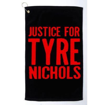 Justice For Tyre Nichols Tribute Platinum Collection Golf Towel