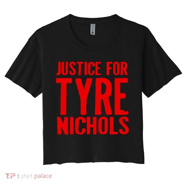 Justice For Tyre Nichols Tribute Crop Top