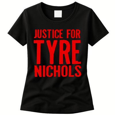 Justice For Tyre Nichols Tribute Womens T-Shirt