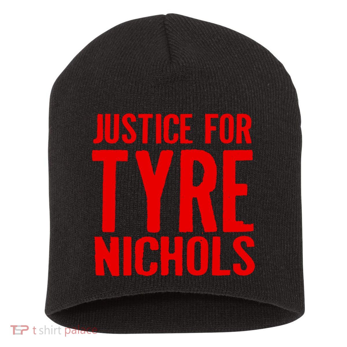 Justice For Tyre Nichols Tribute Short Acrylic Beanie