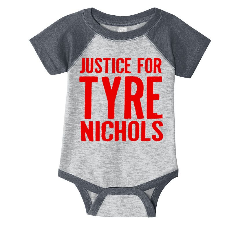 Justice For Tyre Nichols Tribute Infant Baby Jersey Bodysuit