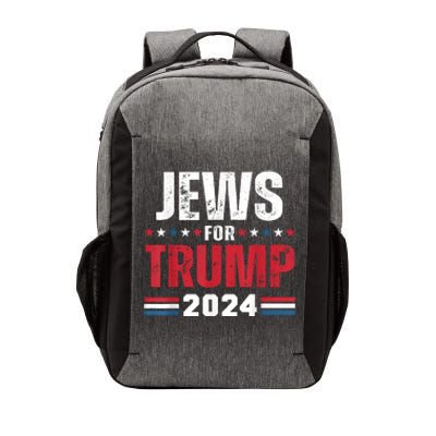 Jews For Trump 2024 American Flag Vector Backpack