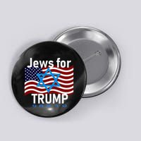 Jews For Trump American Flag Star Of David Hebrew Supporter Button
