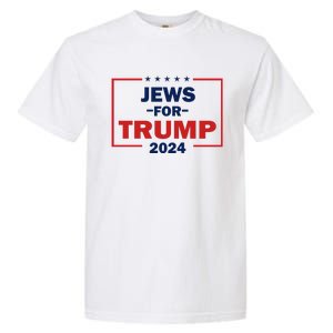 Jews For Trump 2024 Trump Supporters Garment-Dyed Heavyweight T-Shirt