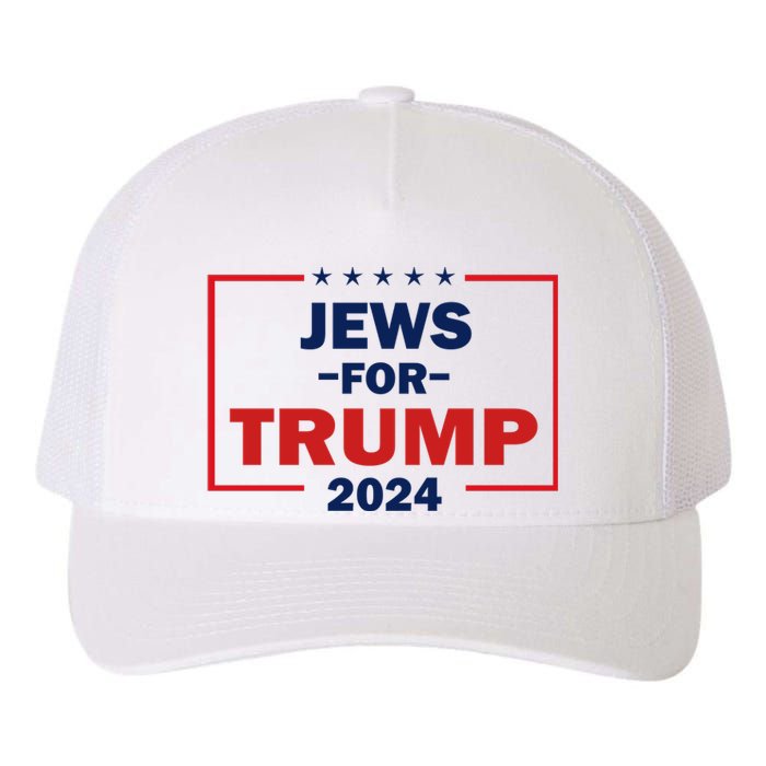 Jews For Trump 2024 Trump Supporters Yupoong Adult 5-Panel Trucker Hat