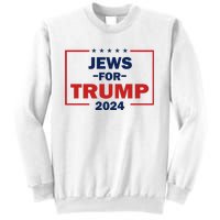 Jews For Trump 2024 Trump Supporters Sweatshirt