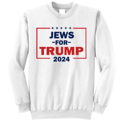 Jews For Trump 2024 Trump Supporters Sweatshirt