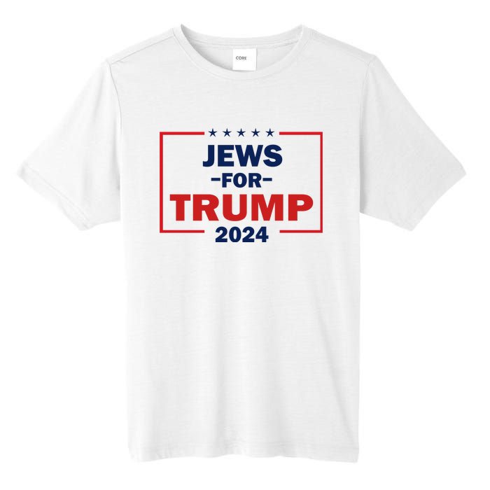 Jews For Trump 2024 Trump Supporters Tall Fusion ChromaSoft Performance T-Shirt