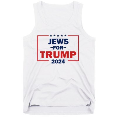 Jews For Trump 2024 Trump Supporters Tank Top