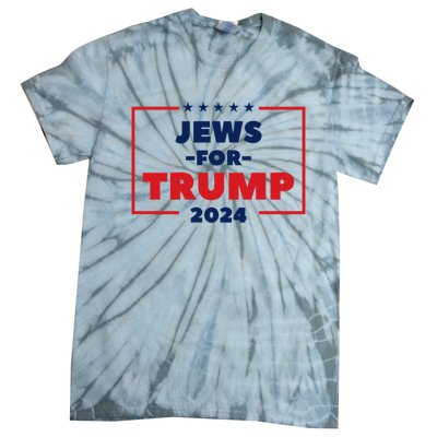 Jews For Trump 2024 Trump Supporters Tie-Dye T-Shirt