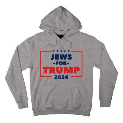 Jews For Trump 2024 Trump Supporters Tall Hoodie