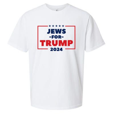 Jews For Trump 2024 Trump Supporters Sueded Cloud Jersey T-Shirt